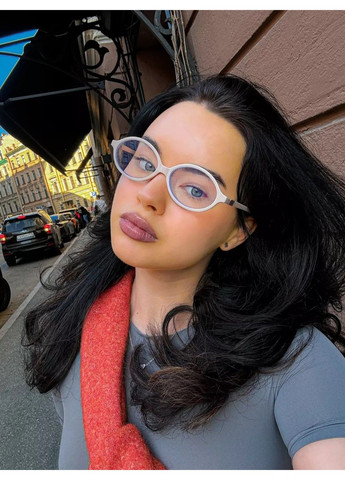 Сонцезахисні окуляри округлі Oculos із захистом від ультрафіолету бежеві No Brand (307028728)