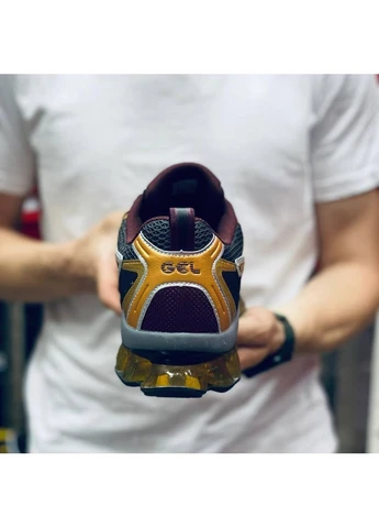Серые летние кроссовки asics gel-quantum kinetic gold silver асикс гель No Brand