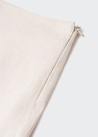 Шорты бежевые летние льняные хлопковые Mango (335047982)