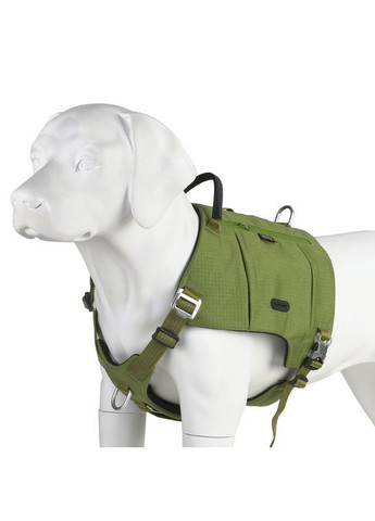 Шлейка для собак TLB2251 светоотражающая, из водонепроницаемой ткани Cordura, регулируемая Оливковый, M Truelove (373444122)