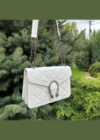 Женская мини сумочка клатч Подкова стеганная, маленькая сумка на цепочке в стиле Гучи No Brand (334730611)