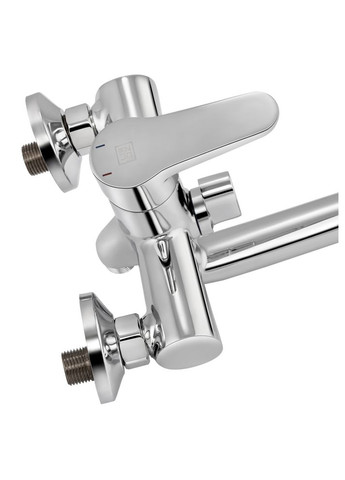 Змішувач для ванни Nicole з поворотним виливом (з душовим гарнітуром) (k35) LDNIC006CRM22139 Chrome LIDZ 006 (323485829)