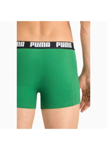 Зеленая мужское нижнее белье basic boxer 2p Puma