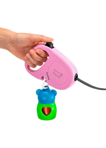 Поводок - рулетка для собак с лентой Flippy One Tape (Ферпласт Флиппи Ван Тейп) 14,7 x 3 x h 10 cм - 4 м до 15 кг - S, Ferplast (334725803)