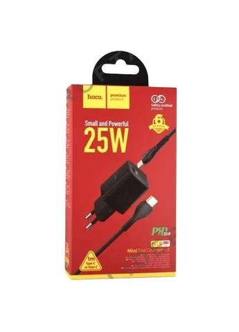 Сетеве Зарядне Устройство N19 Rigorous PD25W Type-C to Type-C (33289-01_331) Hoco (392924440)