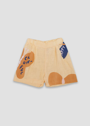 Белый летний костюм с шортами для девочки цвет белый цб-00249265 Iggy