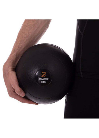 Мяч набивной слэмбол для кроссфита рифленый Modern FI-2672 6 кг Zelart (290109111)