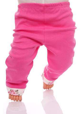 Рожевий демісезонний костюм з довгим рукавом для дівчинки трикотажний. 68 см (33012) BABYKROHA