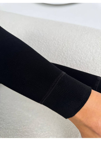 Теплые кашемировые лосины в рубчик на меху леггинсы с высокой талией зимние лосины, универсальный размер No Brand (365655414)