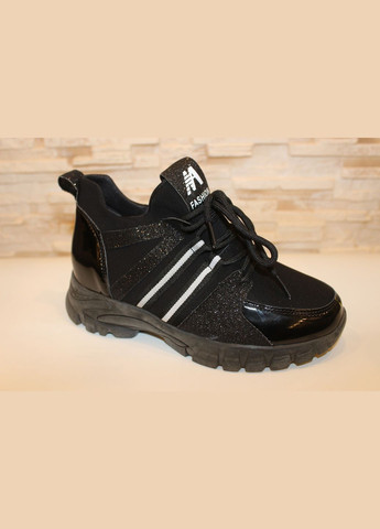 Кроссовки женские черные No Brand Демісезонні чёрные демисезоны (322784757)