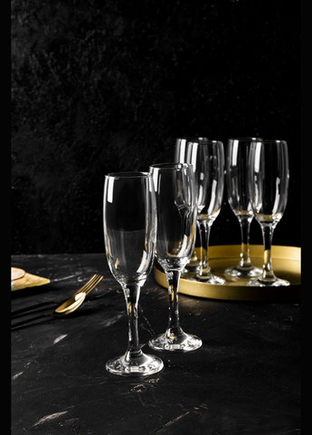 Келих EMPIRE для ігристого /НАБІР/ 6X220 мл (EMP541F120 PLT) Ecomo (316151799)