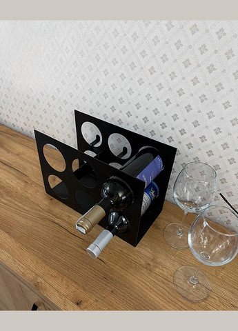 Подставка для вина NC Home Прямая на 6 бутылок Nice & Cozy Holder for bottles (280916346)