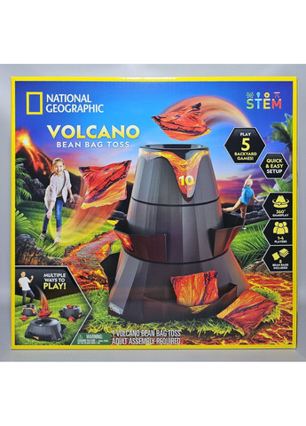 Развивающий набор для игры в корнхол Вулкан Volcano Bean Bag Toss Backyard Game Set National Geographic (365251414)