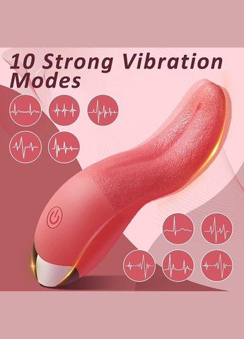 Вибратор Язычок для анально-вагинальной стимуляции с подогревом, 3 режима и 7 скоростей No Brand (315725445)