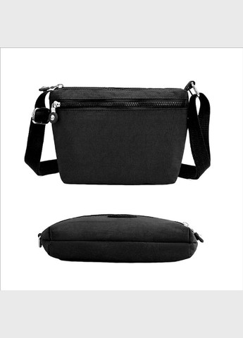 Маленькая текстильная черная сумка через плечо RoyalBag wt-5058a (282971089)