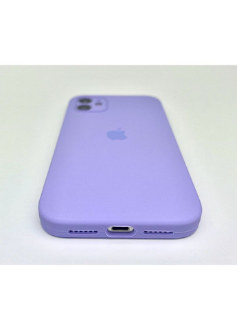 Чохол на айфон 11 квадратні бортики на 11 силіконовий full square cover / lilac Silicone Case (363976820)