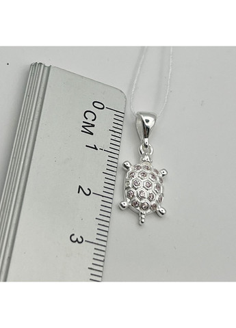 Кулон серебряный с кубическим цирконием "Ракушка" 1,43 г No Brand (369737380)