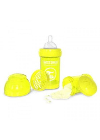 Пляшечка для годування антиколькова 180 мл, жовта (24882) Twistshake антиколиковая 180 мл, желтая (268142708)