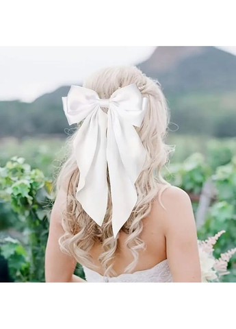 Заколка автомат для волос Бант шелковый Hand Made 17х32см Handmade (368772185)