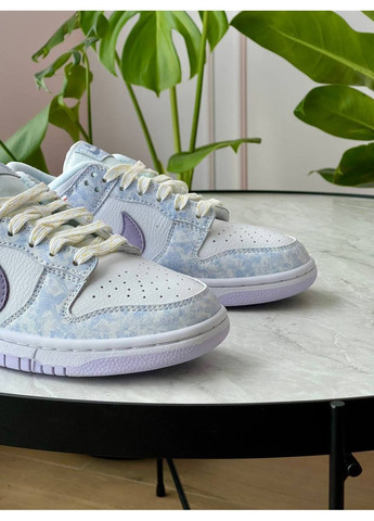Кросівки жіночі Nike Dunk Low Purple Pulse | Найк СБ Данк низькі білі No Brand білі демісезони (362207182)