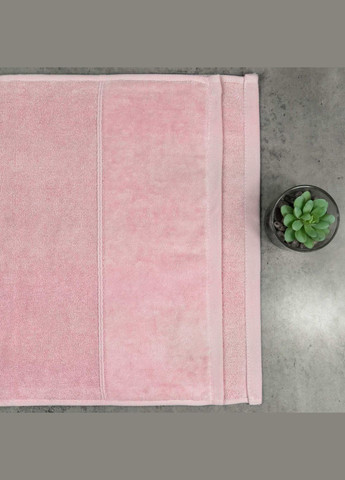 GM Textile полотенце махра/велюр 50x90см премиум качества milado 550г/м2 () розовый производство -
