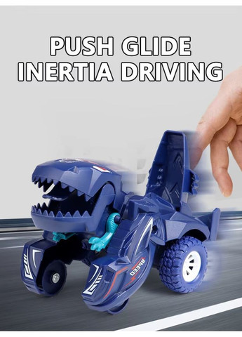 Трансформирующая машинка-динозавр – инерционная игрушка с автоматическим преобразованием. Подарок для мальчиков! No Brand (370677232)