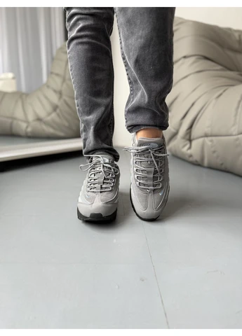 КРОССОВКИ ЖЕНСКИЕ NIKE AIR MAX 95 OG COOL GREY НАЙК АИР МАКС 95 СЕРЫЕ No Brand серые демисезоны (390381859)