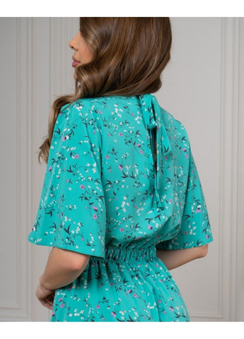 Зеленое повседневный платье sa-516 xl зеленый ISSA PLUS