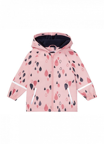 Куртка-дощовик на флісовій підкладці для дівчинки 356921 рожевий Lupilu (256517392)