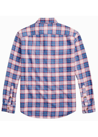 Синяя повседневный, кэжуал рубашка в клетку Polo Ralph Lauren