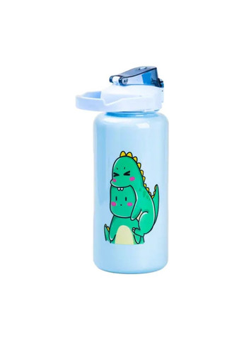 Набір багаторазових пляшок 3 в 1 Дракоша 0.3л 0.7л 2л Синій HPZSB120013BL Happy Life (335809839)