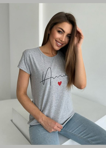 Футболка WN20-630 сіра ISSA PLUS - (317399331)