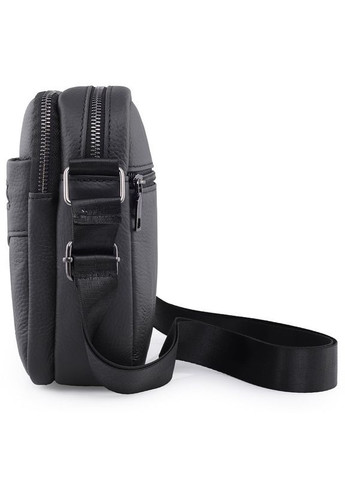 Мужская кожаная барсетка маленькая Qvant 14331 - Черная Tiding Барсетка (366889796)