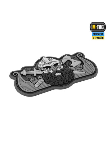 Нашивка Viking's Drakkar Black/Grey M-TAC (315047708)