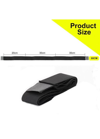 Ремень органайзер в багажник эластичный с липучкой 50х80 см Черный UKC (367958628)