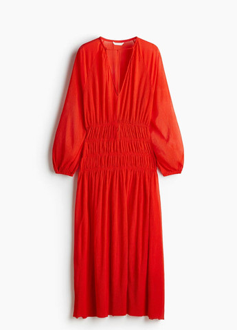 Коралова святковий сукня H&M однотонна