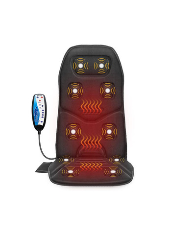 Автомобільна масажна накидка ZET-814 з прогрівом вібраційна Zenet (335872198)