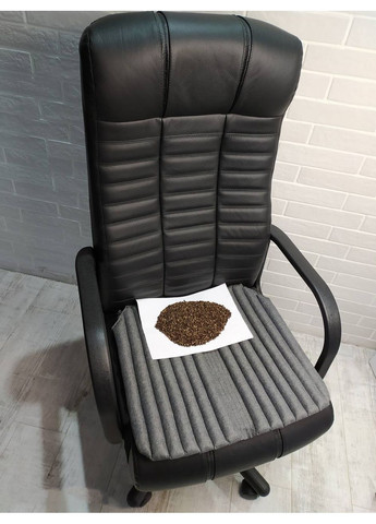 Ергономічна подушка EKKOSEAT на крісло керівника (Сидіння та Спинка). Набір. Сірий. SF-1G2H-401 Ekko Seat (353718758)