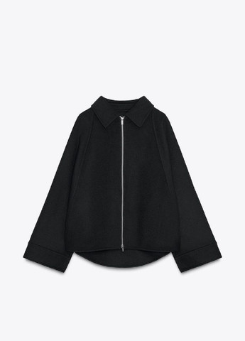 Черная демисезонная куртка Zara