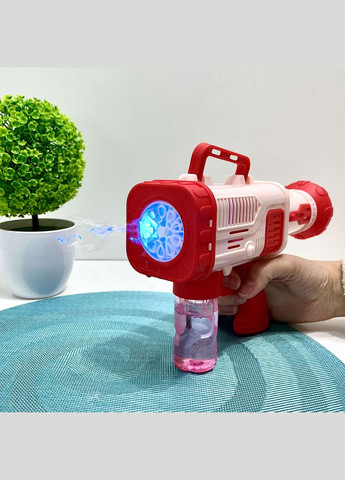 Пистолет для запуска мыльных пузырей свет запаска 26 см (9835-3) No Brand (327096519)