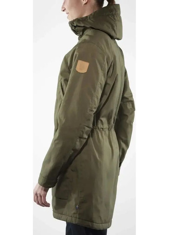 Комбинированная демисезонная куртка greenland winter parka w laurel green Fjallraven