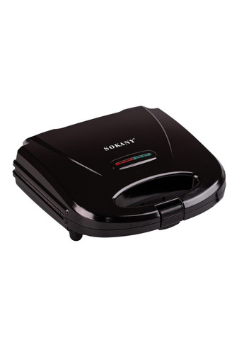Вафельниця для панкейків 750 Вт Чорний Sokany (360456963)