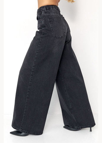 Широкі джинси з резинкою на поясі Lurex - (312383277)