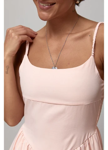 Однотонний сарафан міді на бретелях цвет, ONE SIZE (є розміри) No Brand (389401085)