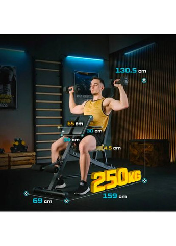 Лавка тренувальна TX-200B із партою Скотта TREX Sport (365718104)