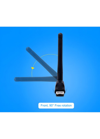 Мини USB WiFi адаптер RTL8188 150Mbps для беспроводной сети 2.4GHz No Brand (353928793)