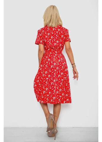 Червона сукня софт із принтом,, 230r1111 Ager