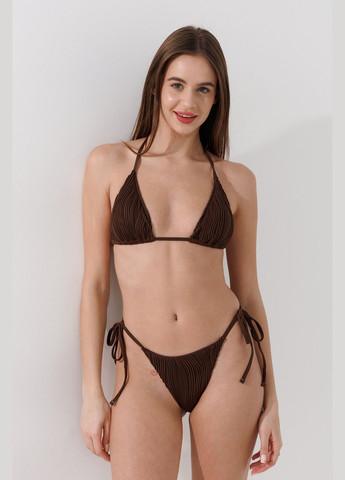 Коричневый демисезонный плавки однотонные женские 3064-1-k коричневый shop (2000990920379) On me