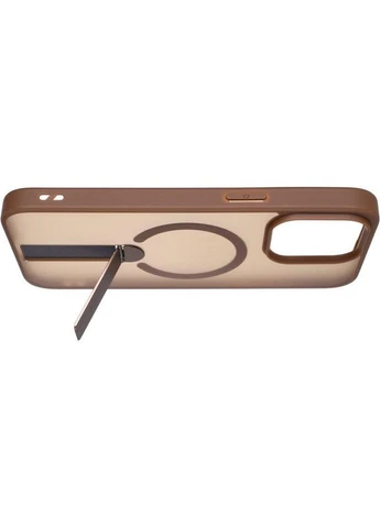 Чохол Bumper Stick Case (MagSafe Stand) для iPhone 15 Pro Max Brown Gelius (383911557)