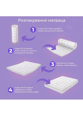 Матрац ортопедичний ТМ Koala Soma 180х200 см безпружинний (ISM-051271) iSmart (369401310)